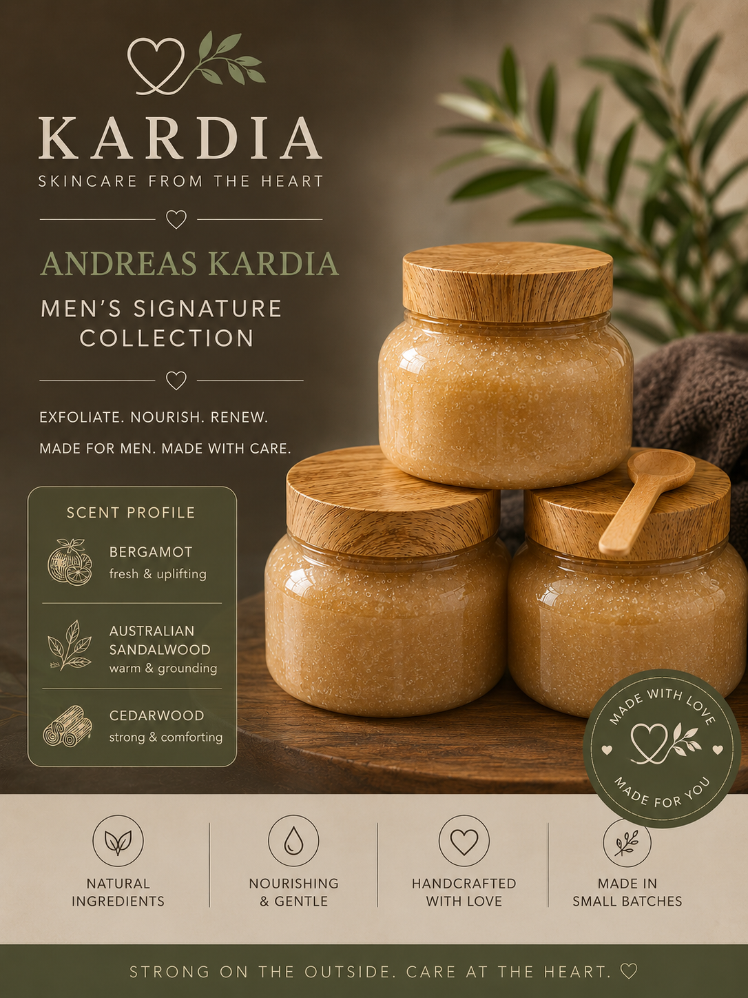 Andreas Kardia Sugar Scrub